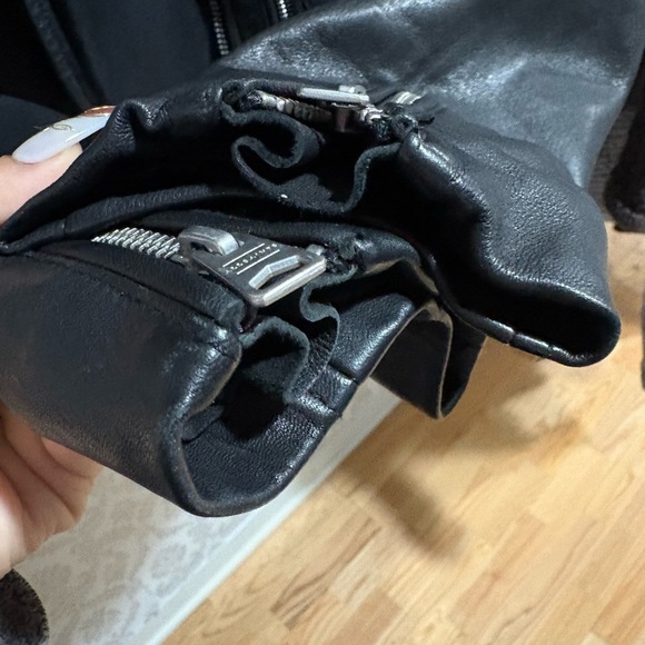 All Saints Raul Leather Jacket - Picture 7 of 7